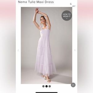 Nema Tulle Maxi Dress